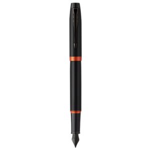 Parker IM Vibrant Rings Flame Orange Fountain Pen 2127742